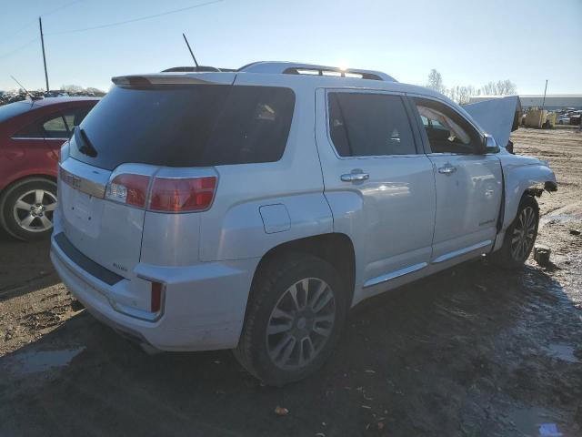 2GKFLVE38G6117705 - 2016 GMC TERRAIN DENALI WHITE photo 3