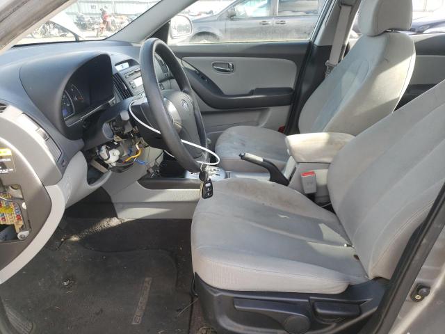 KMHDU4AD3AU135395 - 2010 HYUNDAI ELANTRA BLUE GRAY photo 7