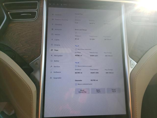 5YJSA1E23HF185681 - 2017 TESLA MODEL S 白色 照片 9