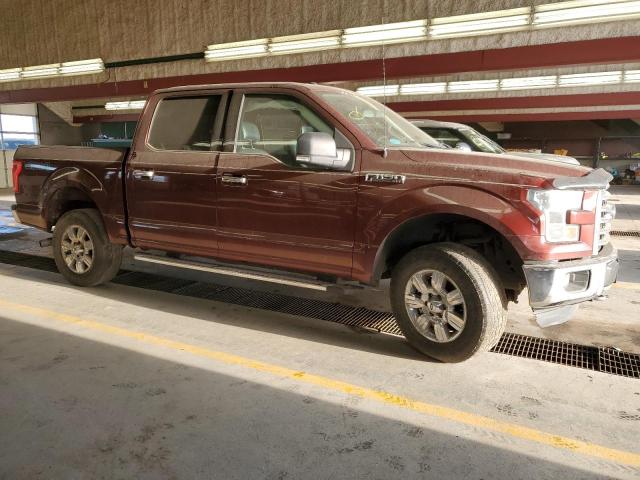 1FTEW1EF1FFA05141 - 2015 FORD F150 SUPERCREW MAROON photo 4