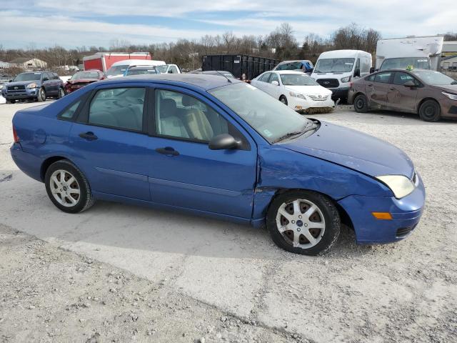 1FAFP34N95W318383 - 2005 FORD FOCUS ZX4 BLUE photo 4