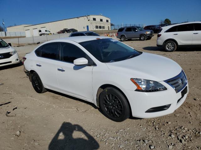 3N1AB7AP7FY318041 - 2015 NISSAN SENTRA S WHITE photo 4