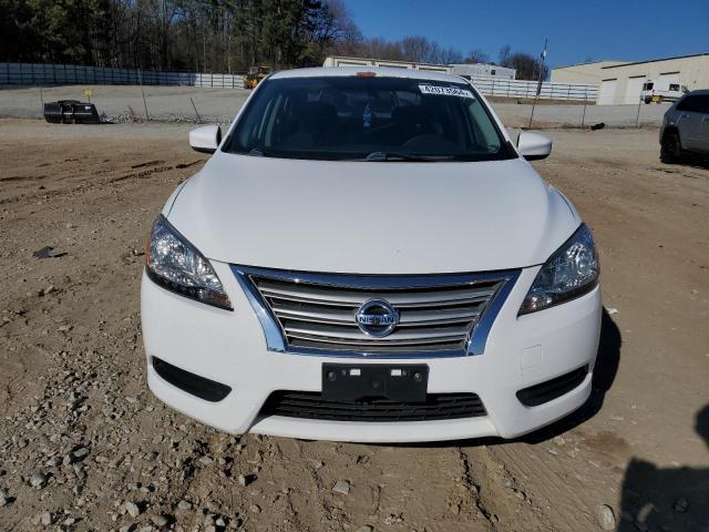 3N1AB7AP7FY318041 - 2015 NISSAN SENTRA S WHITE photo 5