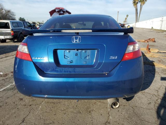 2HGFG2A57AH700057 - 2010 HONDA CIVIC SI BLUE photo 6