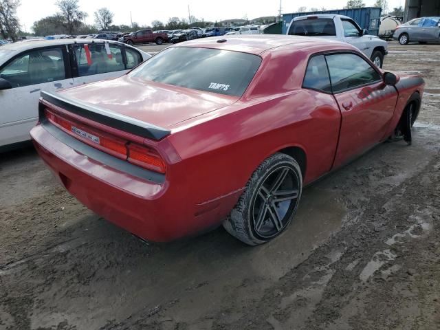 2C3CDYAG2CH226086 - 2012 DODGE CHALLENGER SXT RED photo 3