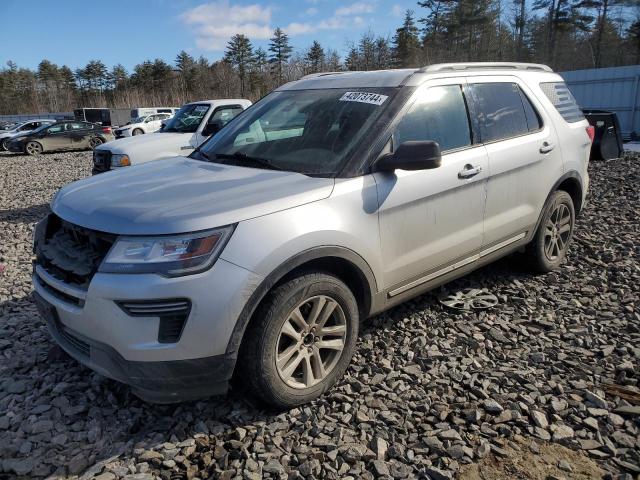 1FM5K8DH8JGB61859 - 2018 FORD EXPLORER XLT SILVER photo 1