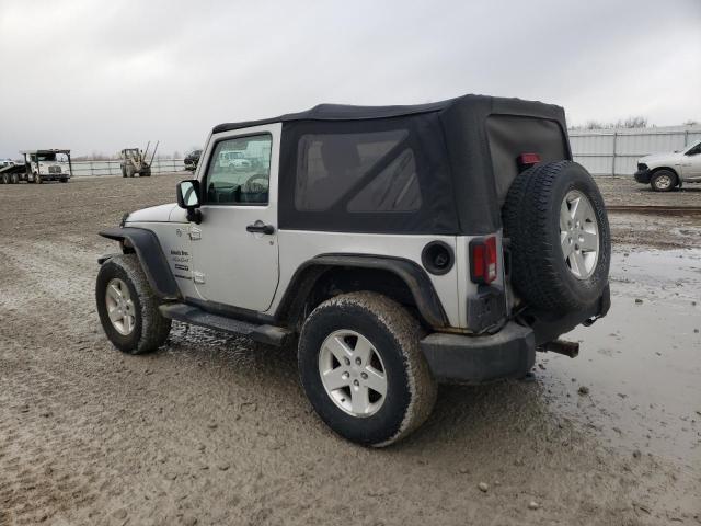 1J4AA2D17AL210377 - 2010 JEEP WRANGLER SPORT SILVER photo 2