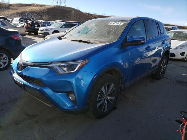 2T3RFREVXJW801420 - 2018 TOYOTA RAV4 ADVENTURE BLUE photo 1