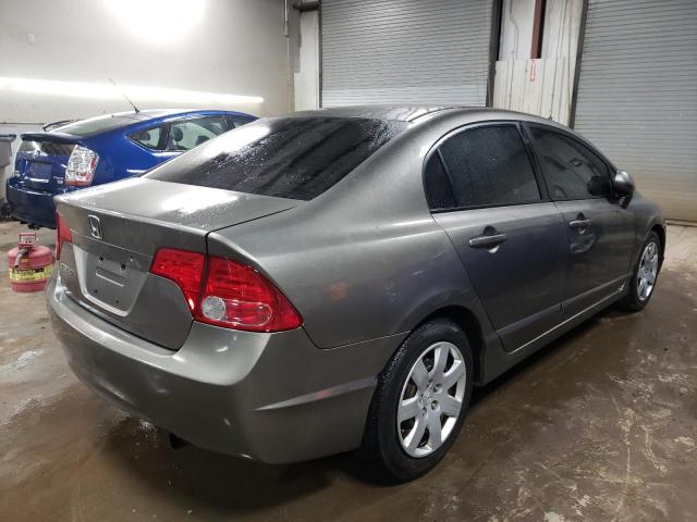 1HGFA16576L040715 - 2006 HONDA CIVIC LX GRAY photo 3