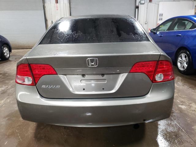 1HGFA16576L040715 - 2006 HONDA CIVIC LX GRAY photo 6