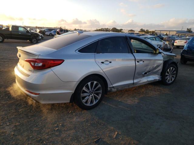 5NPE34AF9FH167346 - 2015 HYUNDAI SONATA SPORT GRAY photo 3