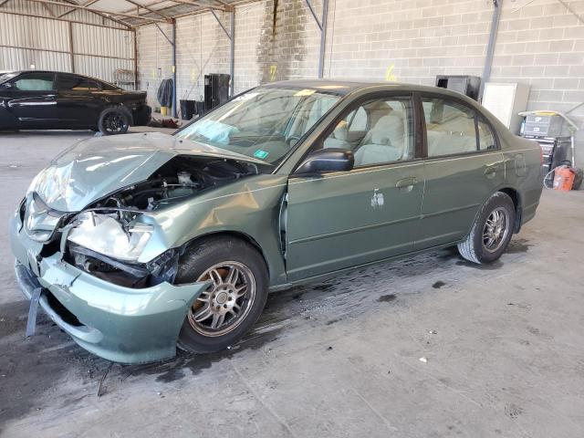 2HGES16514H532367 - 2004 HONDA CIVIC LX GREEN photo 1