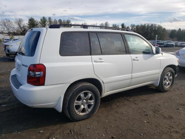 JTEDP21A340041904 - 2004 TOYOTA HIGHLANDER BASE Blanc photo 3