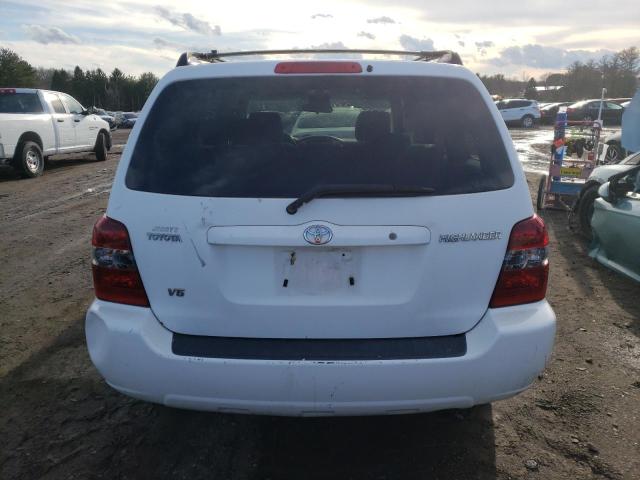 JTEDP21A340041904 - 2004 TOYOTA HIGHLANDER BASE Blanc photo 6