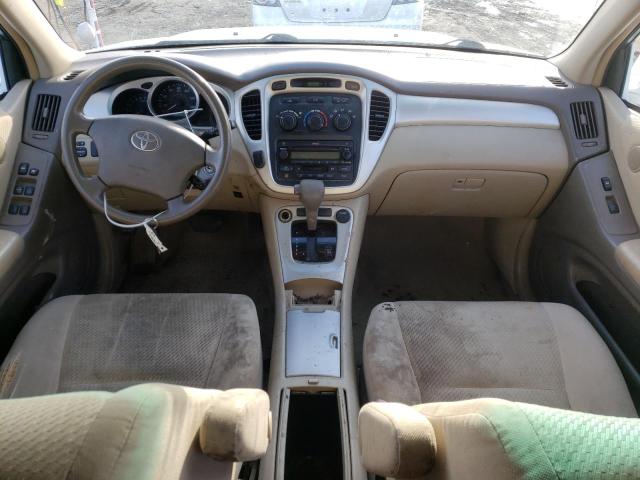 JTEDP21A340041904 - 2004 TOYOTA HIGHLANDER BASE Blanc photo 8