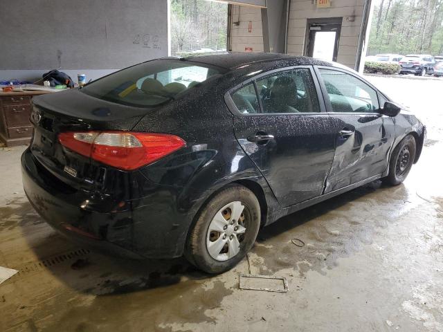 KNAFK4A68F5373407 - 2015 KIA FORTE LX BLACK photo 3