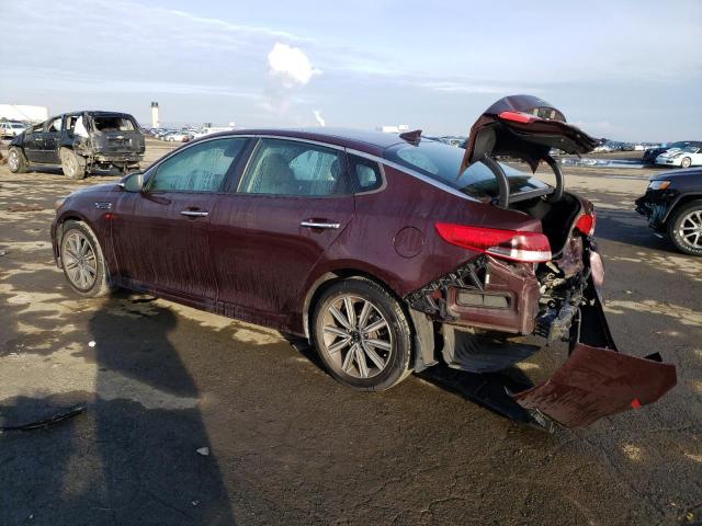 5XXGT4L32KG345275 - 2019 KIA OPTIMA LX BURGUNDY photo 2