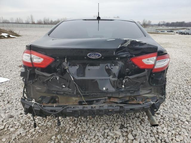 1FA6P0H79G5124519 - 2016 FORD FUSION SE BLACK photo 6