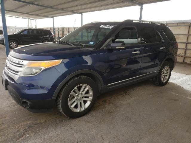 1FMHK7D95CGB01251 - 2012 FORD EXPLORER X BLUE photo 1