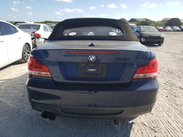 WBAUN7C54CVM25986 - 2012 BMW 135 I BLUE photo 6