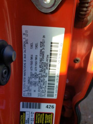 3TMCZ5AN7GM014334 - 2016 TOYOTA TACOMA DOUBLE CAB 红色 照片 12