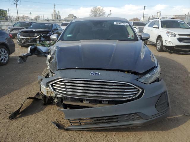 3FA6P0LU7KR204629 - 2019 FORD FUSION SE SILVER photo 5