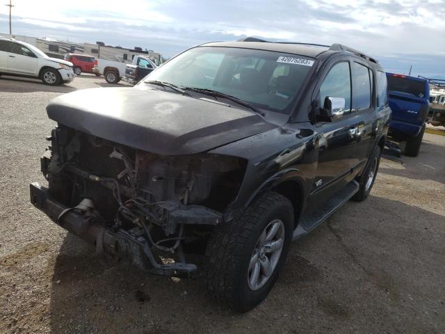 5N1AA08C78N629703 - 2008 NISSAN ARMADA SE BLACK photo 1