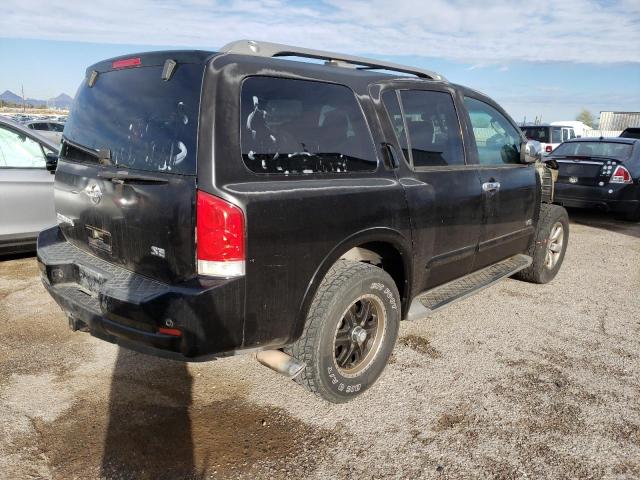 5N1AA08C78N629703 - 2008 NISSAN ARMADA SE BLACK photo 3