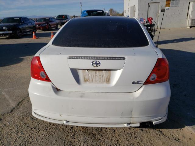 JTKDE177360084120 - 2006 TOYOTA SCION TC WHITE photo 6