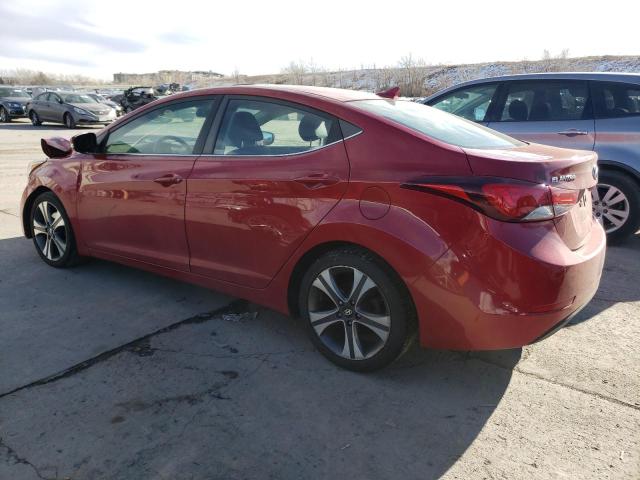 KMHDH4AHXEU152398 - 2014 HYUNDAI ELANTRA SE RED photo 2