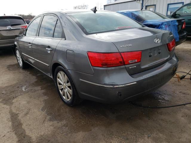 5NPEU4AC7AH625459 - 2010 HYUNDAI SONATA SE GRAY photo 2