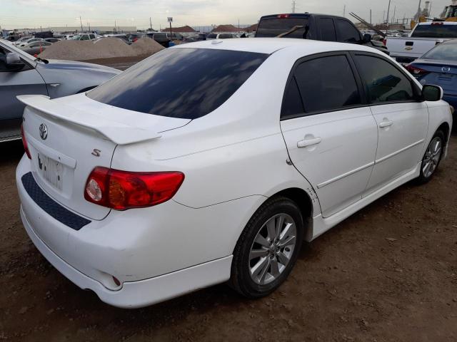 2T1BU4EEXAC407453 - 2010 TOYOTA COROLLA BASE WHITE photo 3