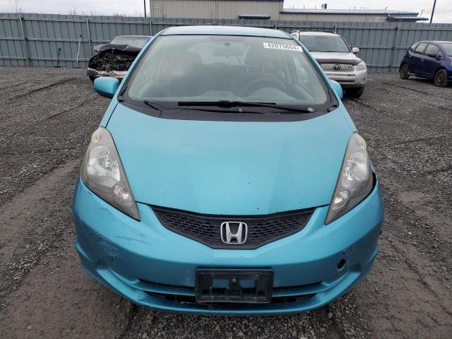 LUCGE8H55D3002728 - 2013 HONDA FIT LX TURQUOISE photo 5