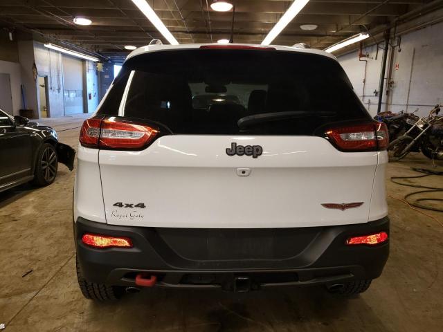 1C4PJMBS5FW775899 - 2015 JEEP CHEROKEE TRAILHAWK WHITE photo 6