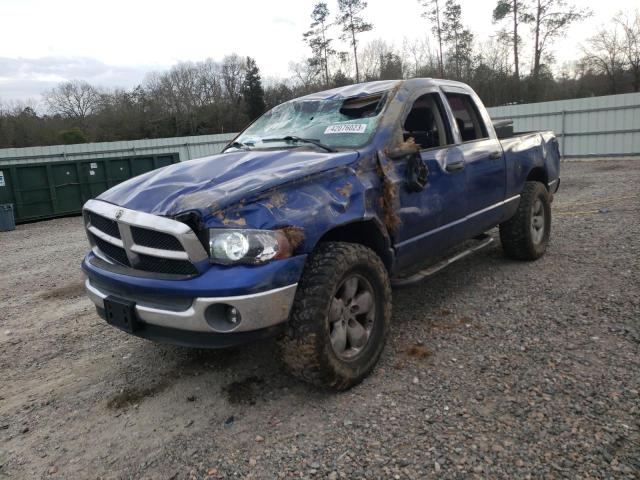 1D7HU18N75S301962 - 2005 DODGE RAM 1500 ST BLUE photo 1