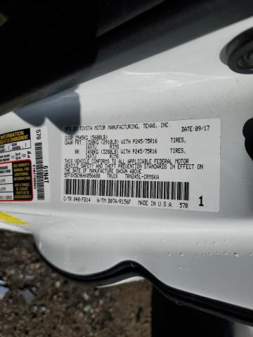 5TFSX5EN6HX056680 - 2017 TOYOTA TACOMA ACCESS CAB Ақ фото 12