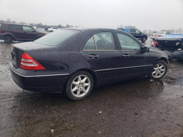 WDBRF64J64F486620 - 2004 MERCEDES-BENZ C 320 BLACK photo 3