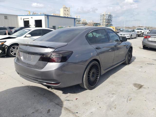 1HGCR2F58GA116957 - 2016 HONDA ACCORD SPORT GRAY photo 3