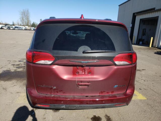 2C4RC1H72LR200605 - 2020 CHRYSLER PACIFICA HYBRID TOURING RED photo 6