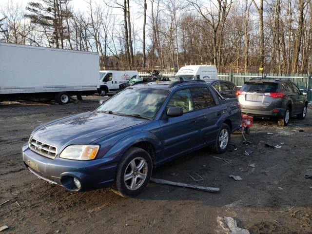 4S4BT62C867105519 - 2006 SUBARU BAJA SPORT BLUE photo 1