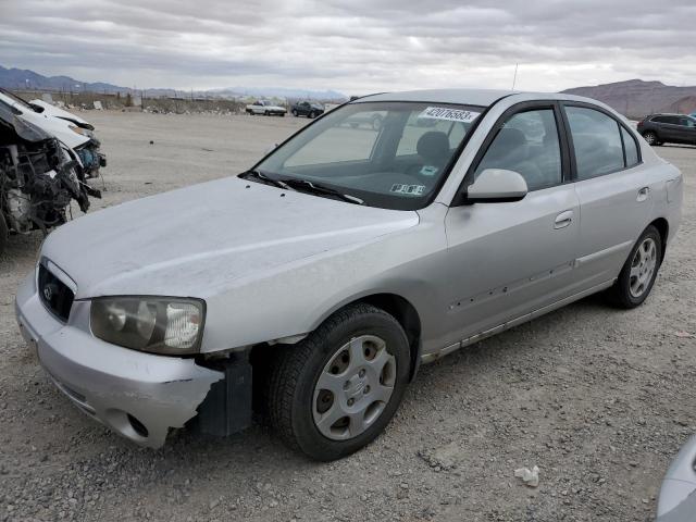 KMHDN45D12U466260 - 2002 HYUNDAI ELANTRA GLS SILVER photo 1