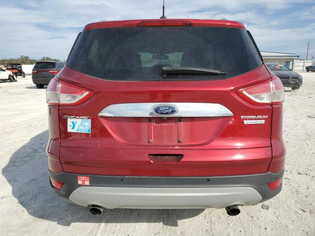 1FMCU0JX4EUA66902 - 2014 FORD ESCAPE TITANIUM RED photo 6