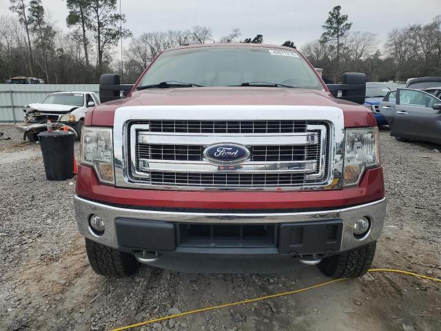 1FTFW1ET0EFB58764 - 2014 FORD F150 SUPERCREW RED photo 5