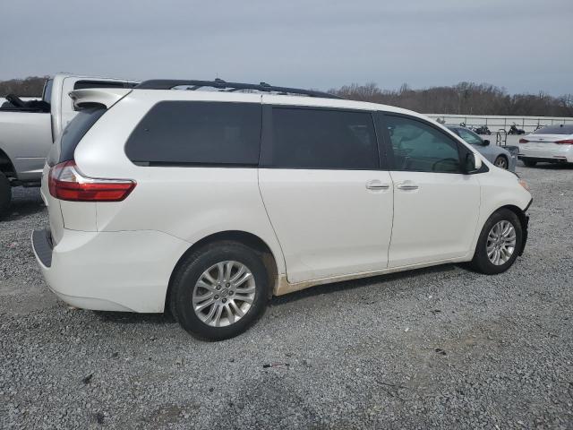 5TDYK3DC6FS533656 - 2015 TOYOTA SIENNA XLE WHITE photo 3