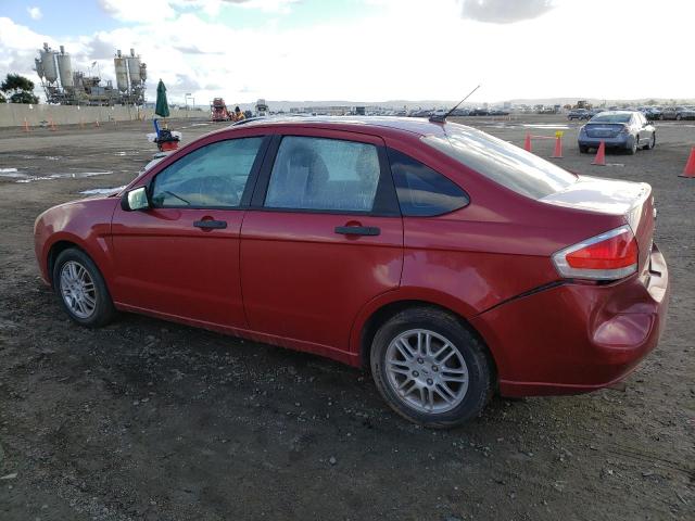 1FAHP3FN8AW285747 - 2010 FORD FOCUS SE RED photo 2