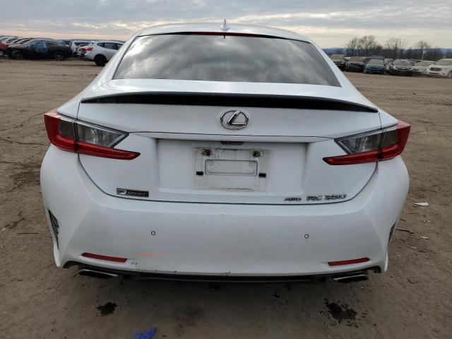 JTHSE5BC6F5003283 - 2015 LEXUS RC 350 WHITE photo 6