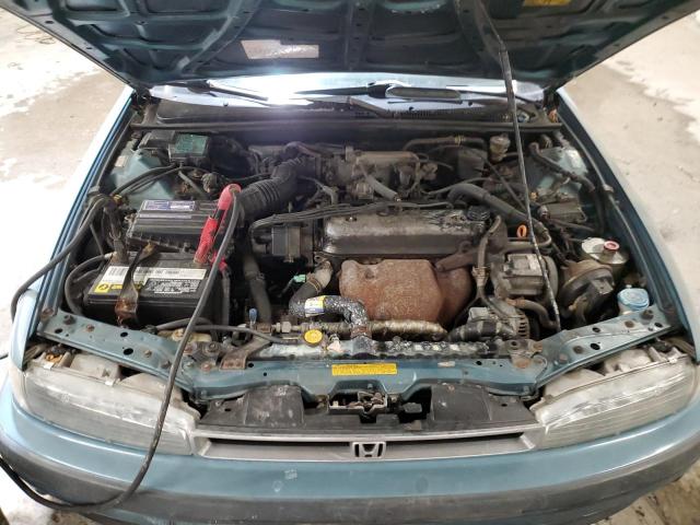 1HGCB7565MA051637 - 1991 HONDA ACCORD EX GREEN photo 11