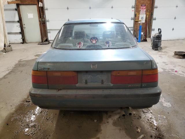 1HGCB7565MA051637 - 1991 HONDA ACCORD EX GREEN photo 6