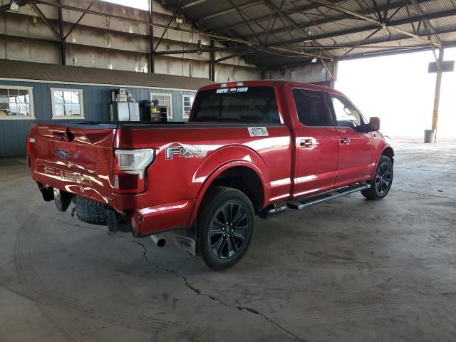 1FTFW1E47LFC23874 - 2020 FORD F150 SUPERCREW RED photo 3