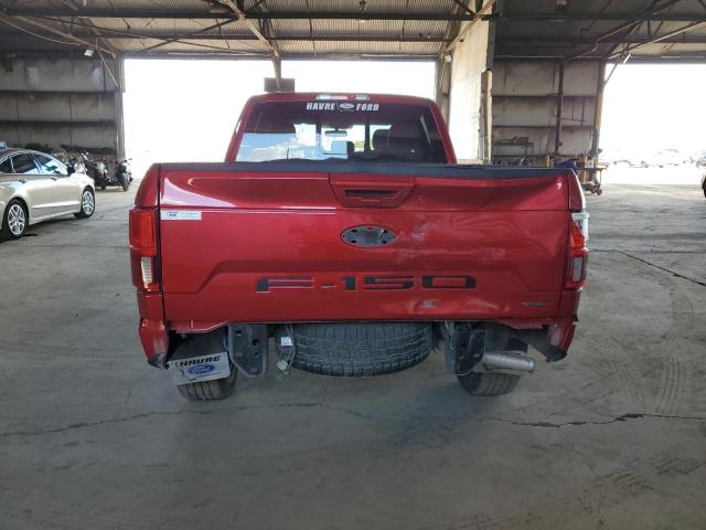 1FTFW1E47LFC23874 - 2020 FORD F150 SUPERCREW RED photo 6